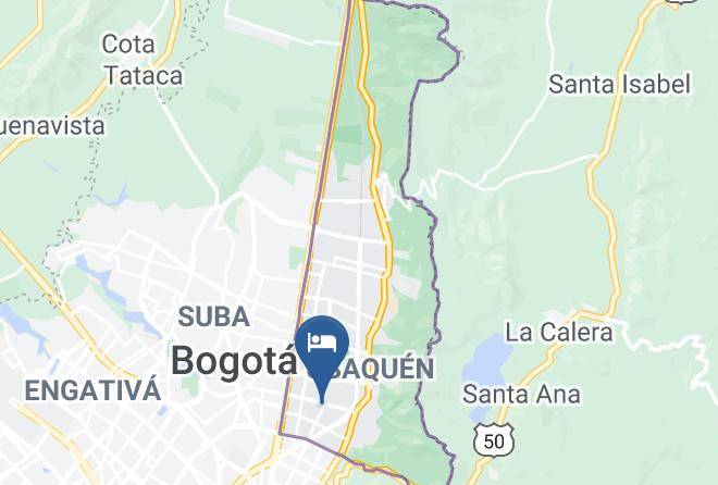 Bogota - Hotel Dann Norte Maps