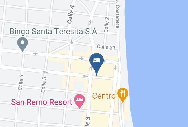 Mar Del Tuyu - Hotel Demper Maps