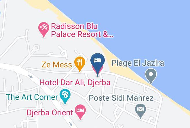 Djerba - Hotel Dar Ali Djerba Maps