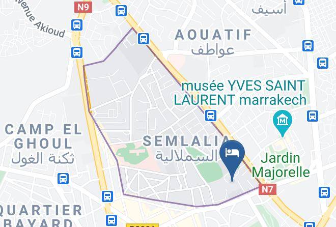 Marrakesh - Hotel Dar Cherif Maps