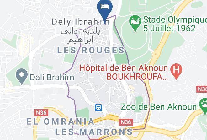 Algiers - Hotel Dar El Ikram Maps