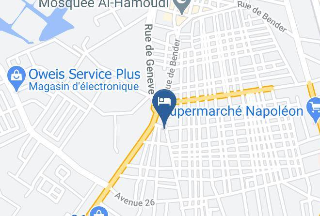 Djibouti - Hotel Dar Es Salam Maps