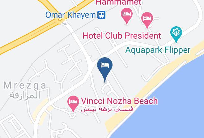 Tunisia - Dar Khayam Hotel Maps