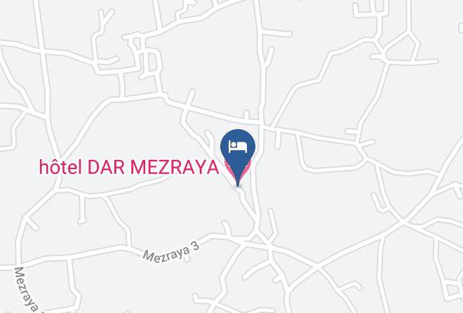 Hotel Dar Mezraya Map - Tunisia - Djerba