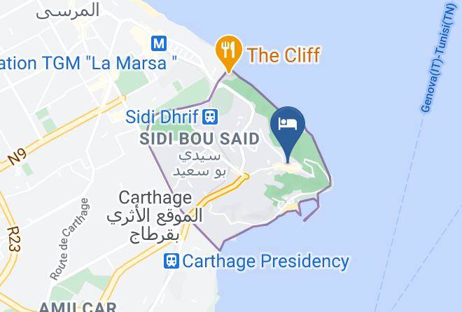 Hotel Dar Said Map - Tunisia - Tunis