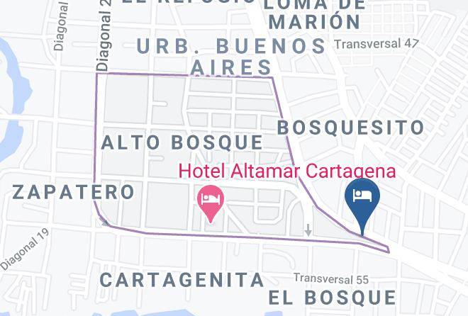 Cartagena De Indias - Hotel Darling Maps