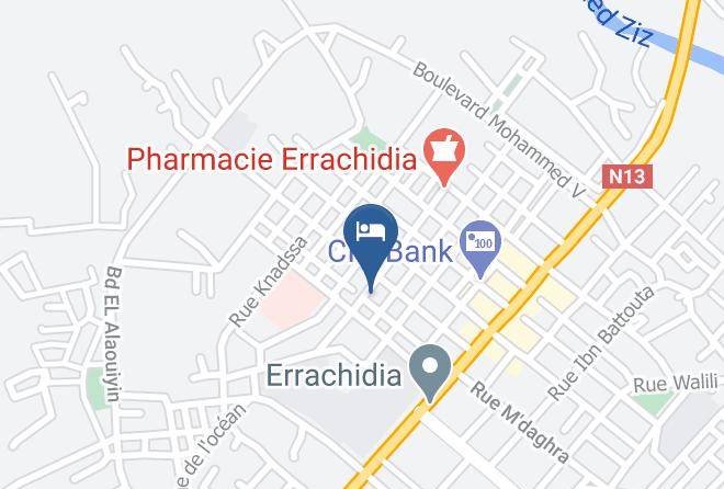Errachidia - Hotel Darna Errachidia Maps