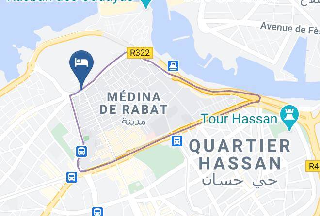 Rabat - Hotal Darna Maps