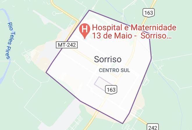 Sorriso - Hotel Darroa Maps
