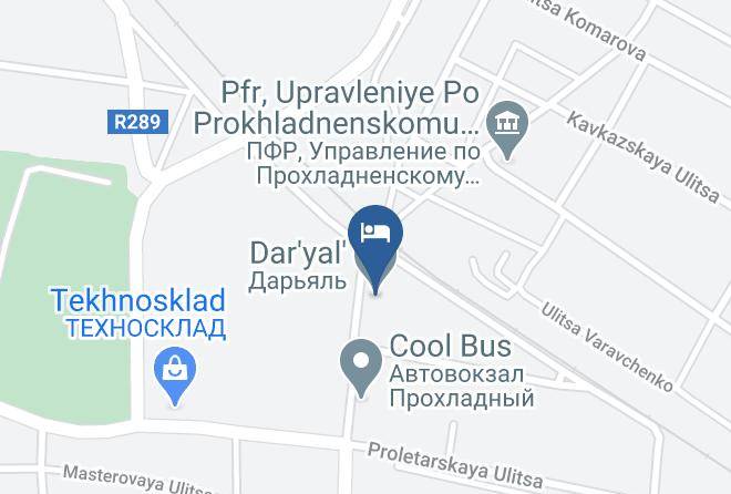Prokhladnyy - Hotel Daryal Maps
