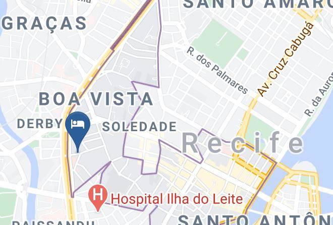 Recife - Hotel Das Fronteiras Maps