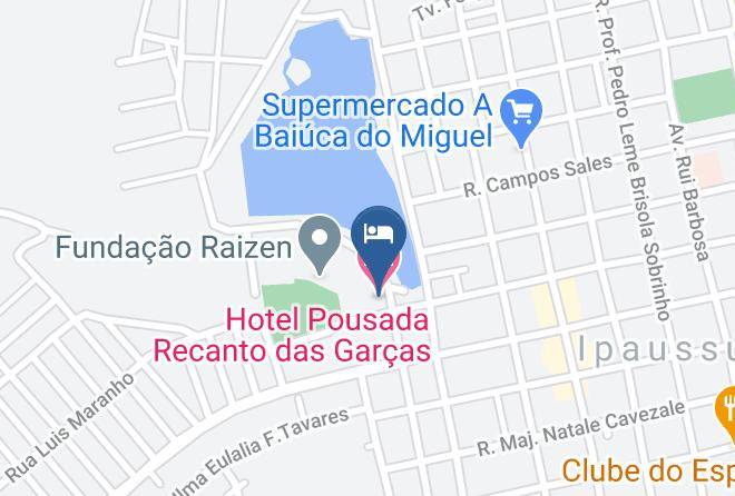 Ipaucu - Hotel Pousada Recanto Das Garcas Maps