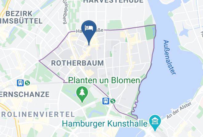 Stadt Hamburg - Hotel Das Kleine Grindel Maps