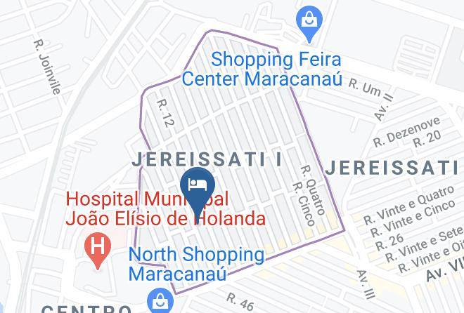 Maracanau - Hotel Pousada Das Maracanas Maps