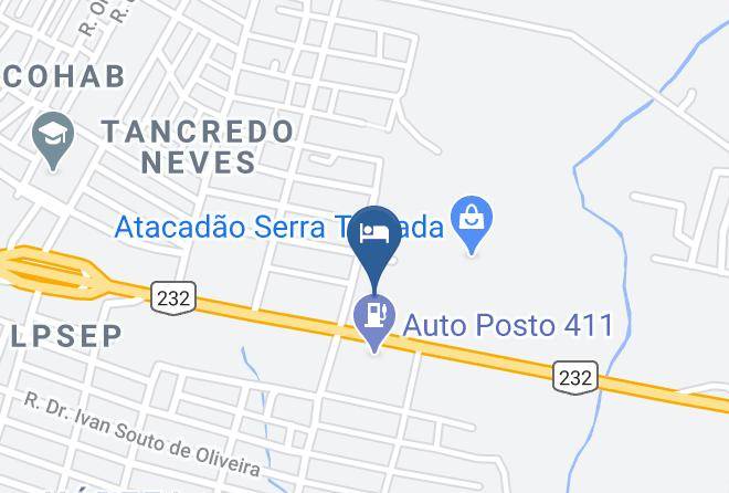 Serra Talhada - Hotel Das Palmeiras Maps