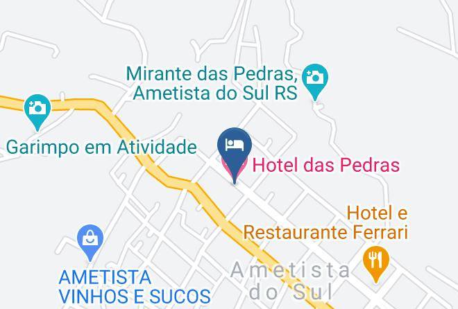Ametista Do Sul - Hotel Das Pedras Maps