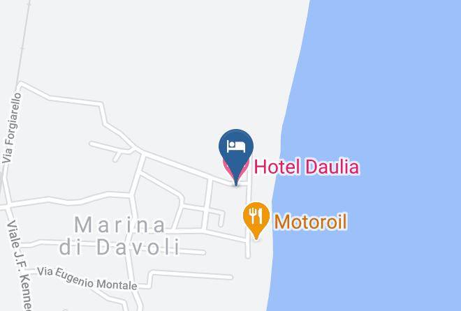 Catanzaro - Hotel Daulia Maps