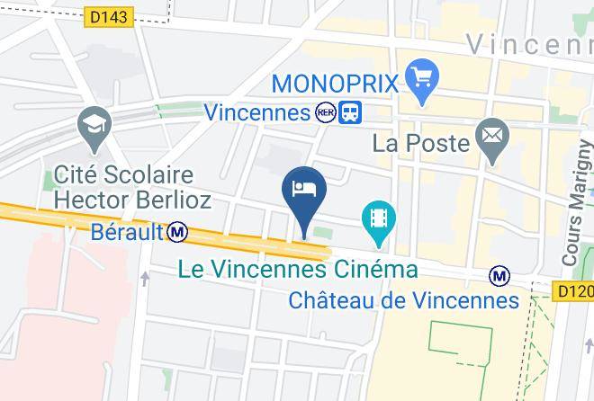 Val De Marne - Hotel Daumesnil Vincennes Maps