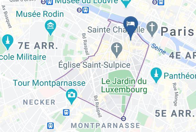 Paris - Hotel Dauphine Saint Germain Maps