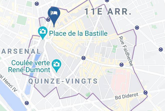 Paris - Hotel Daval Maps