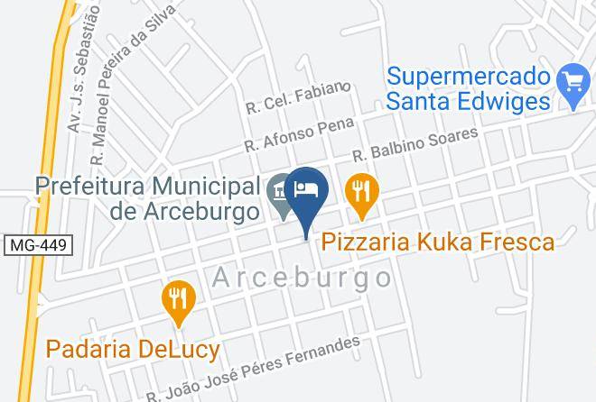 Arceburgo - Hotel David Maps