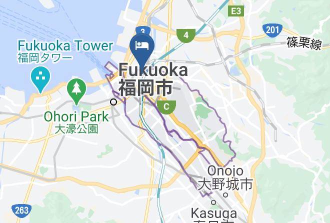 Hotel David Link Hakata Map