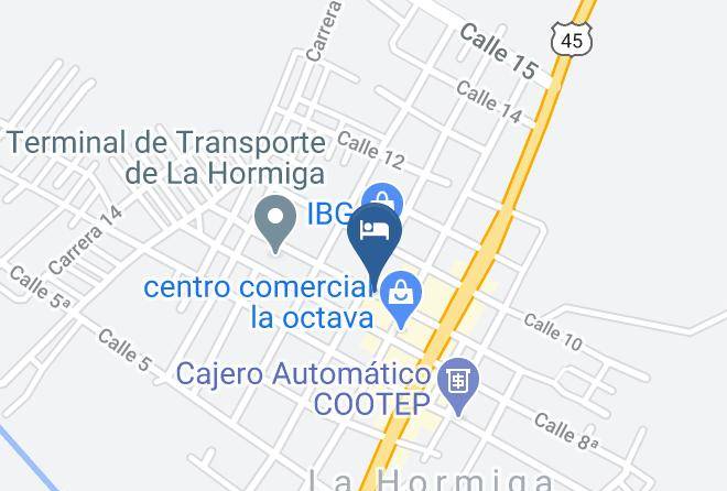 Valle Del Guamez - Hotel David Maps