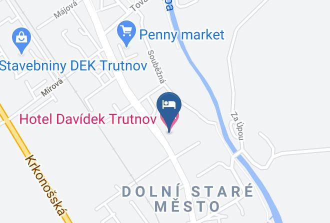 Trutnov - Hotel Davidek Trutnov Maps