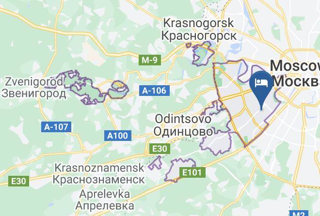Moscow - Hotel Day And Night On Michurinskiy Maps