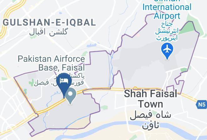Karachi - Hotel Days Inn Maps