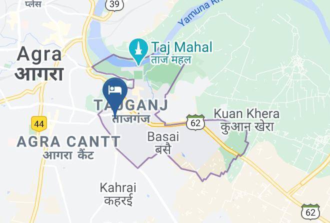 Hotel Dazzle Agra Map