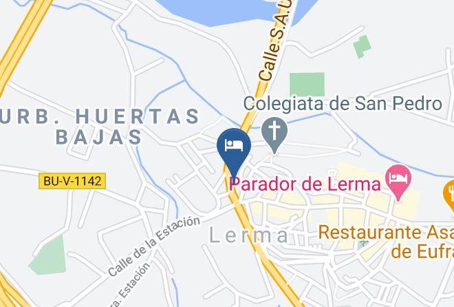 Burgos - Hotel In Lerma Maps