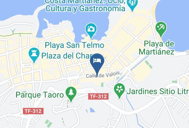 Santa Cruz De Tenerife - Hotel Dc Xibana Park Maps