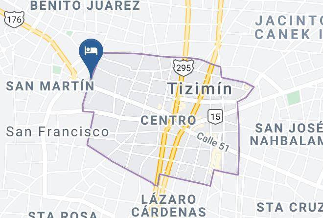 Tizimin - Hotel Dconcepcion Maps