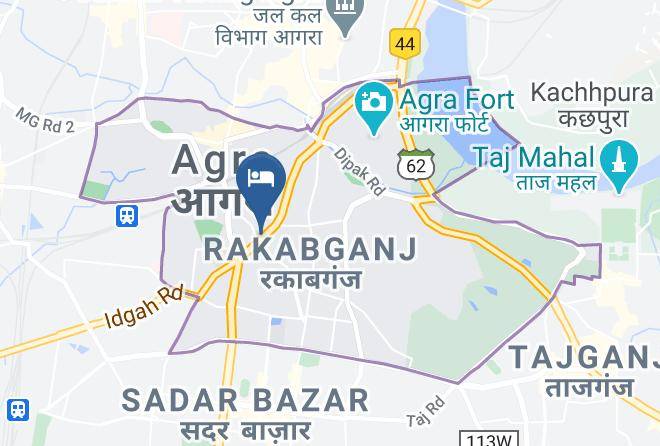 Agra - Hotel D C Vilas Maps