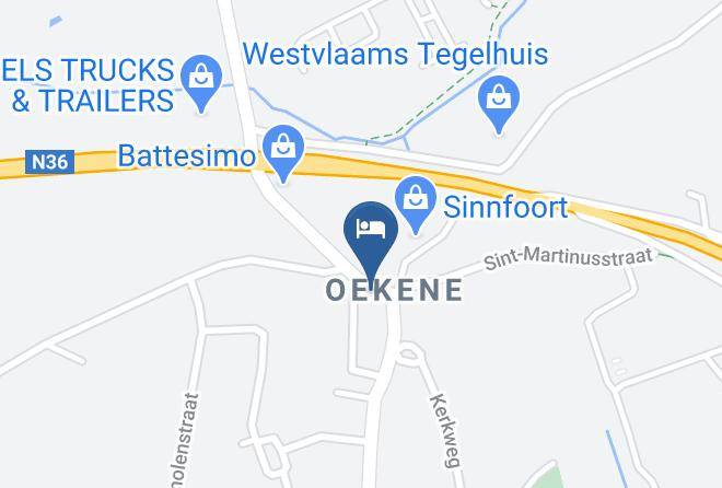 West Flanders - Hotel De 4 Seizoenen Maps