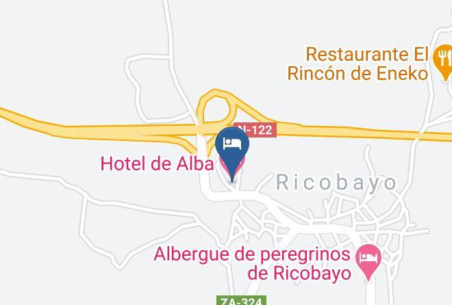 Zamora - Hotel De Alba Maps