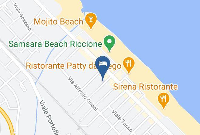 Rimini - Hotel De Amicis Maps