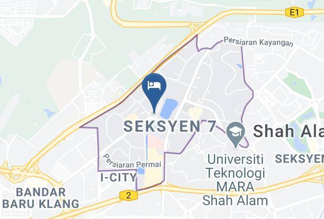 Petaling - Hotel De Art Shah Alam Section 7 Maps