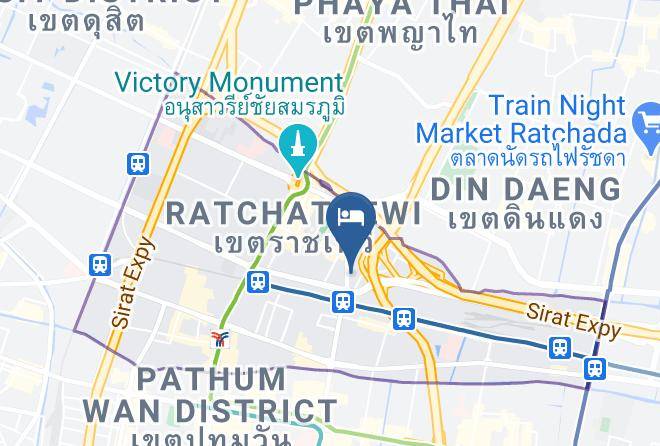 Ratchathewi - Hotel De Bangkok Pratunam Maps
