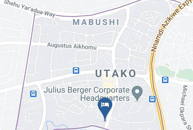 Abuja - Hotel De Bently Maps
