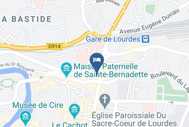 Hautes Pyrenees - Hotel De Biarritz Maps