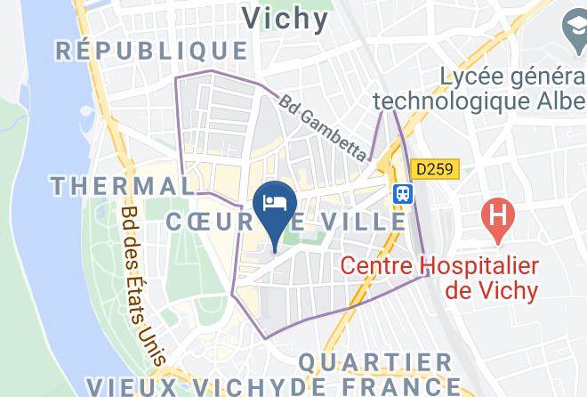 Allier - Hotel De Biarritz Maps