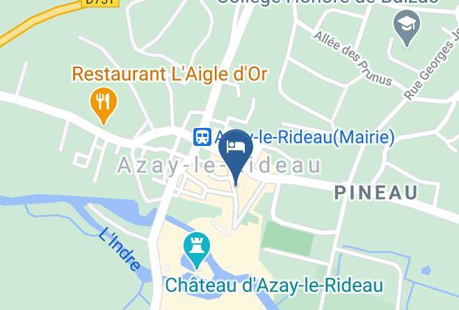 Indre Et Loire - Hotel De Biencourt Maps