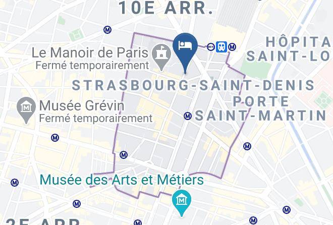 Hotel De Bordeaux Map