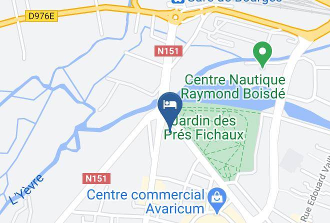 Cher - Hotel De Bourbon Mercure Bourges Maps