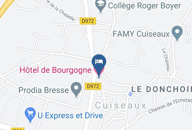 Saone Et Loire - Hotel De Bourgogne Maps