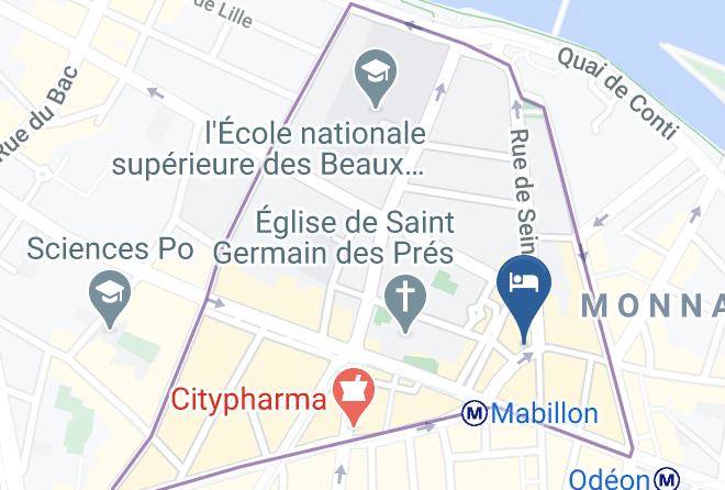 Paris - Hotel De Buci Maps