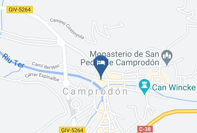 Girona - Hotel De Camprodon Maps