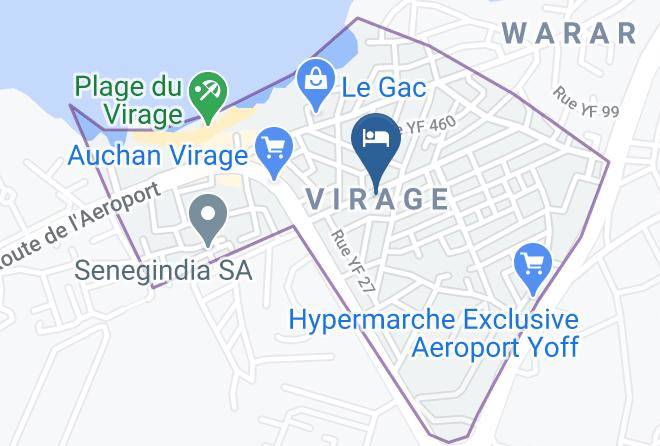 Dakar - Hotel De Capital Maps